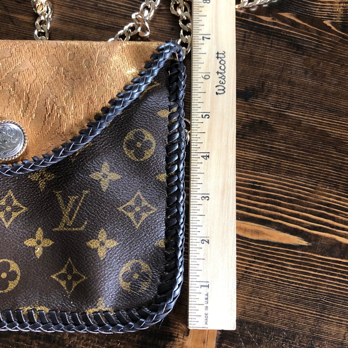 The Falcon with Back Pocket - GoldenOrvis bags Wristlet/Crossbody/Clutch