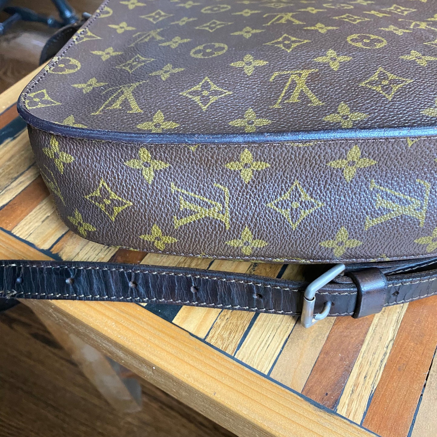 The Swift -Orvis bags Monogram in Chocolate Crossbody