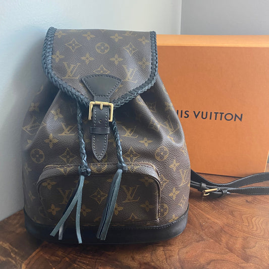 The Loon -Orvis bags Monogram Backpack in Black MM