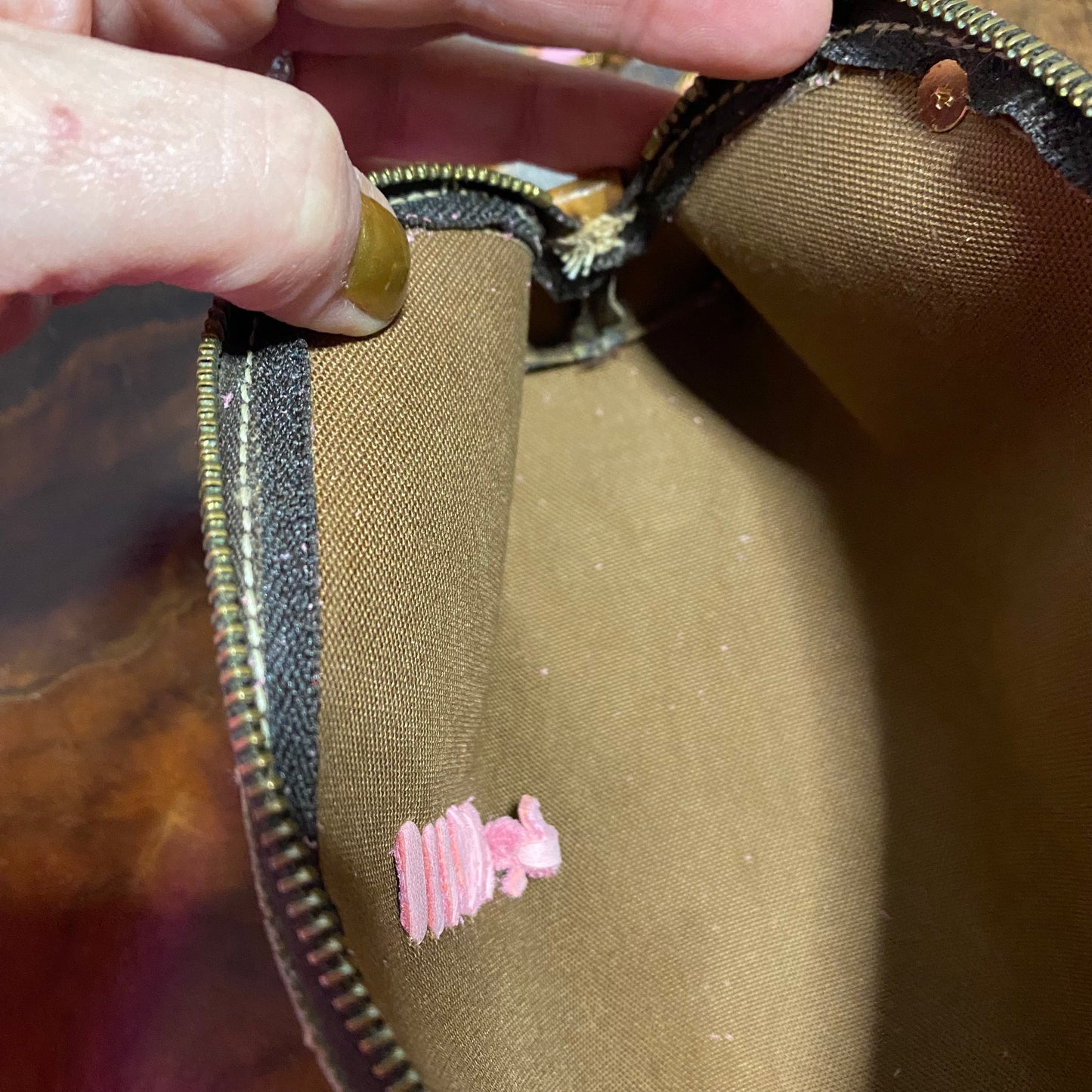 The Junco Crossbody Bag -Orvis bags Monogram in Pink Fringe