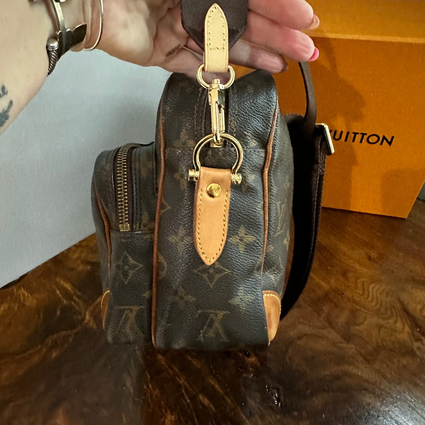 The Chat Crossbody -Orvis bags Monogram in Tan