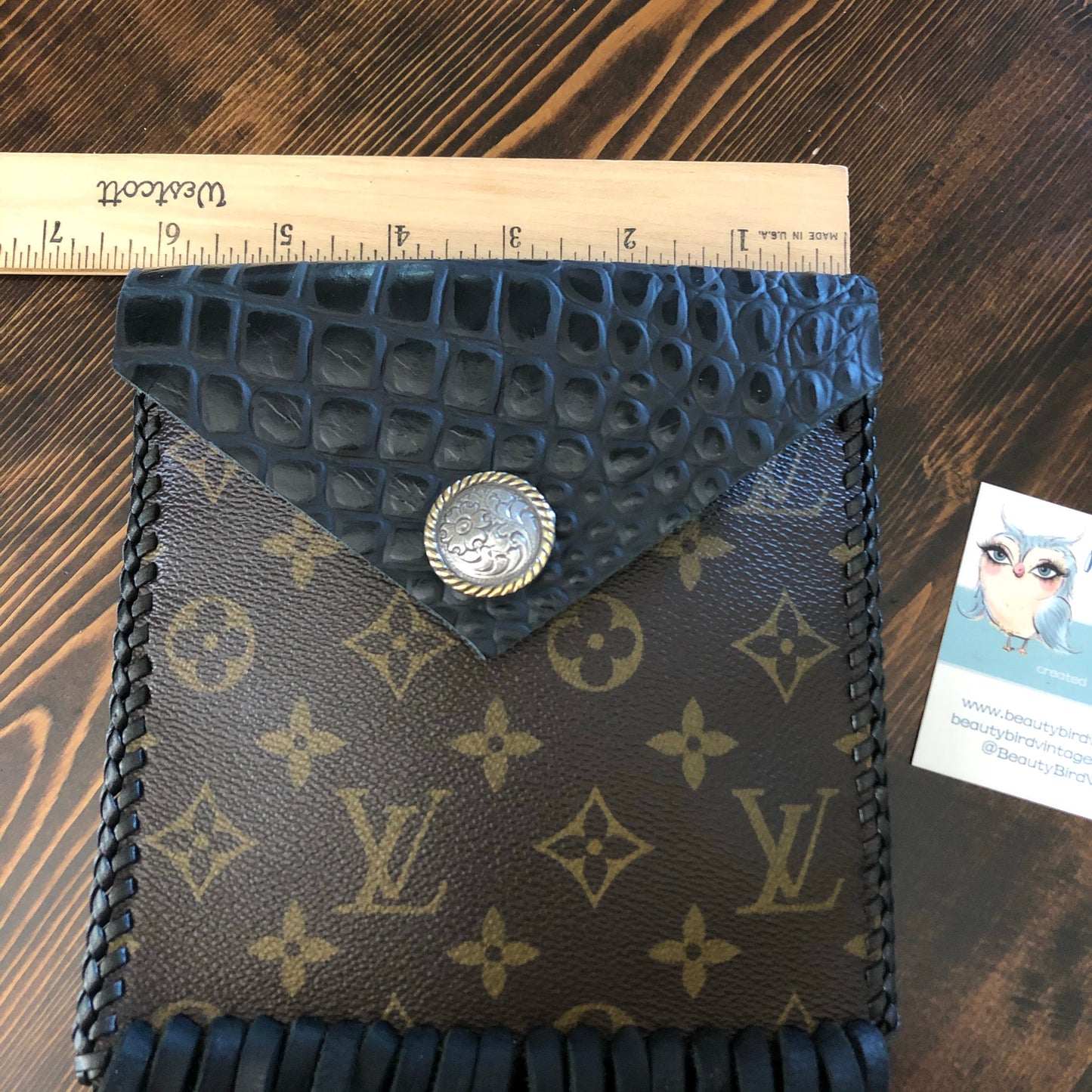 The Hawk - BlackOrvis bags Clutch/Wristlet/Crossbody Bag
