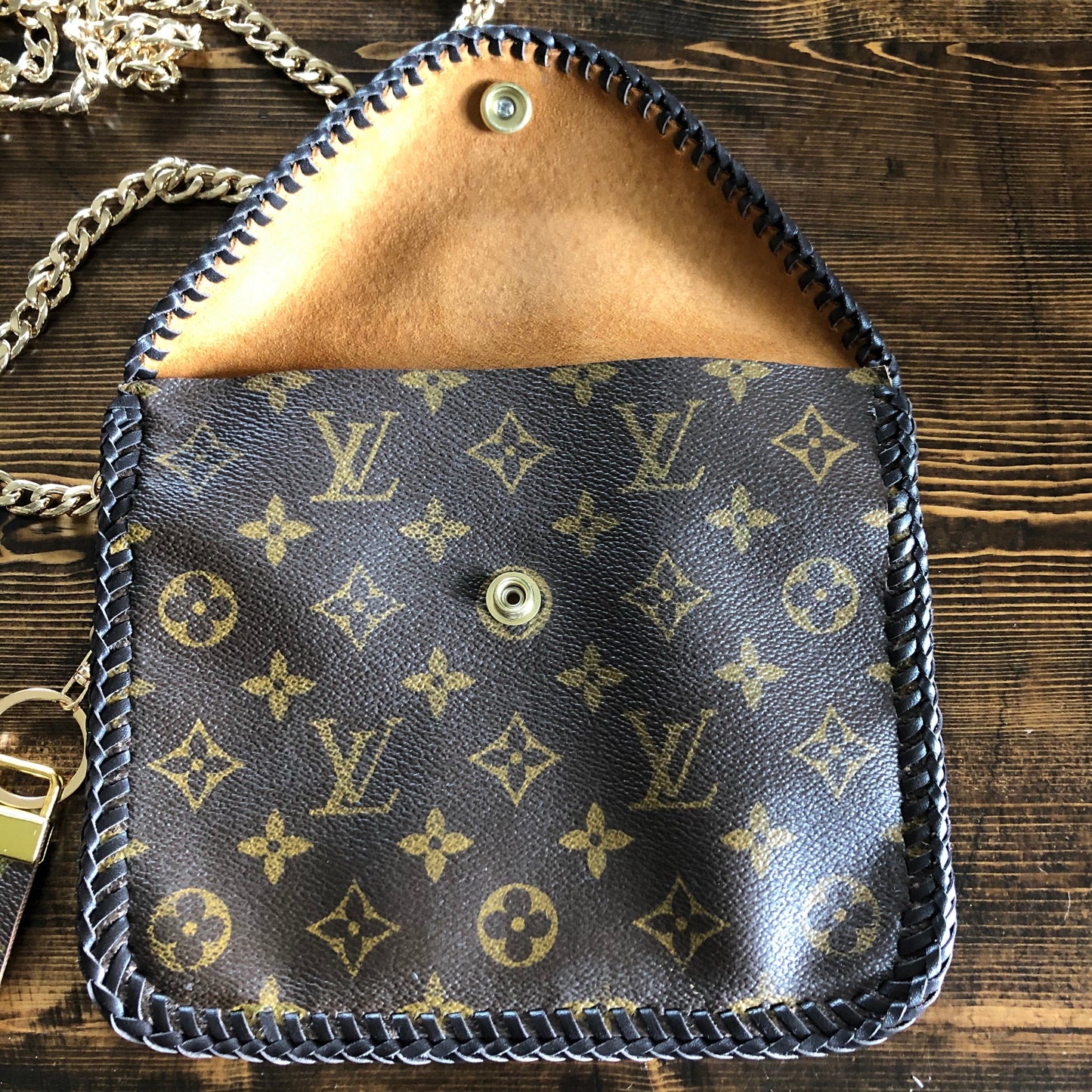 The Falcon with Back Pocket - GoldenOrvis bags Wristlet/Crossbody/Clutch