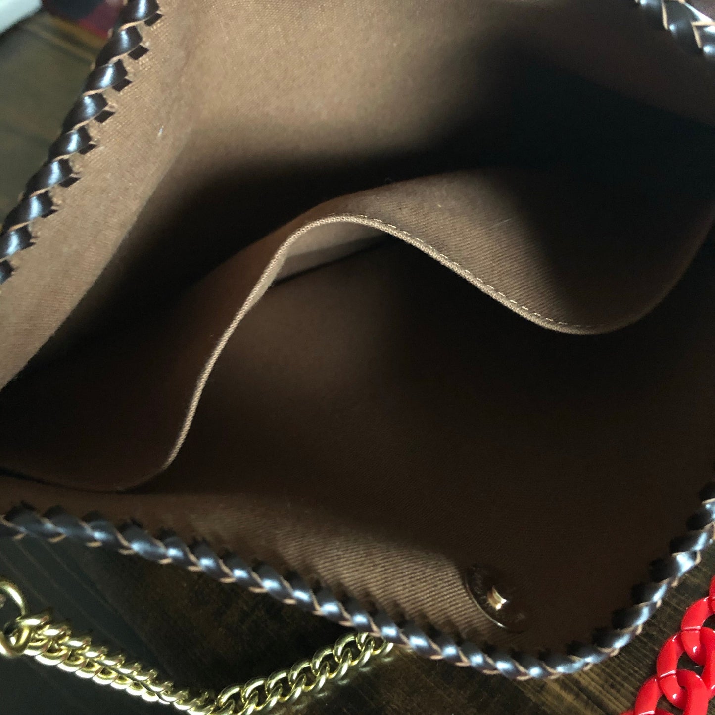 The Peacock -Orvis bags Monogram Hobo Crossbody - Gold Hardware