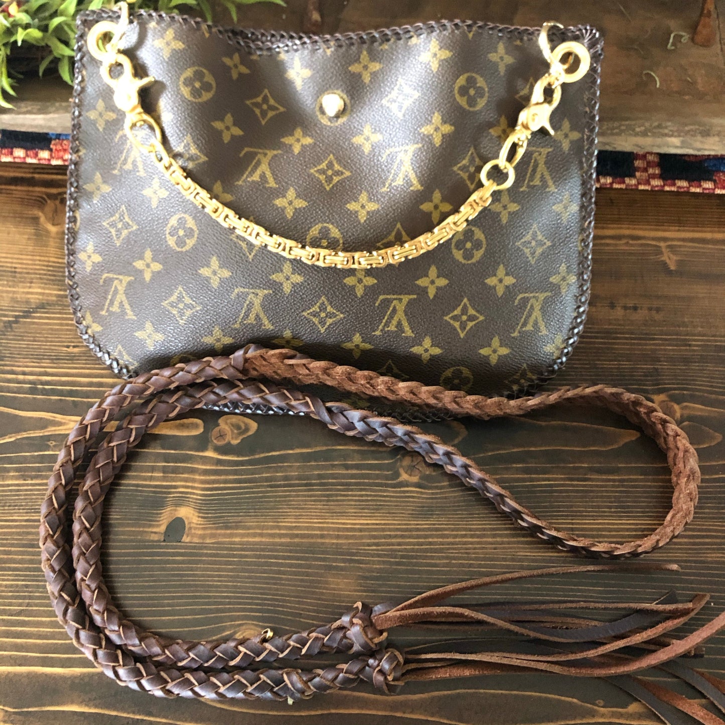 The Peacock -Orvis bags Monogram Hobo Crossbody