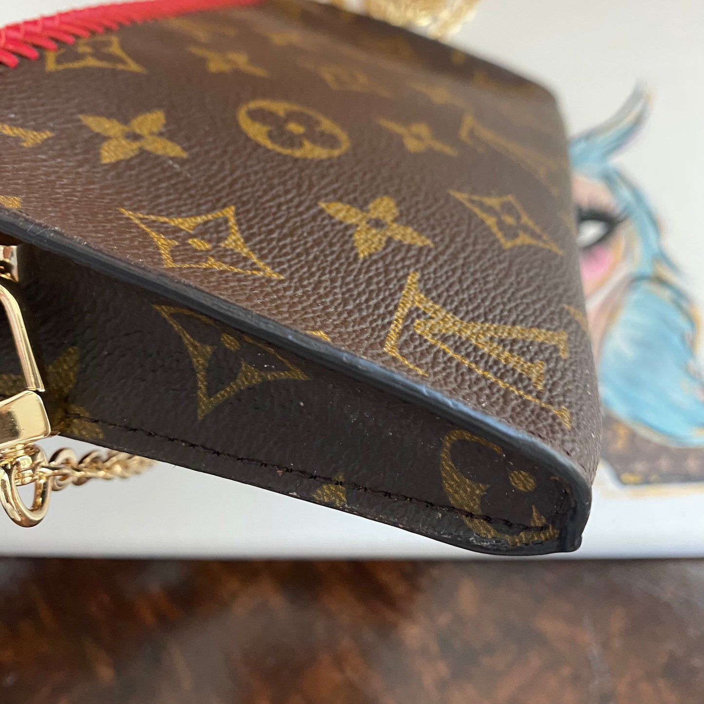 The Junco Crossbody -Orvis bags Monogram in Red