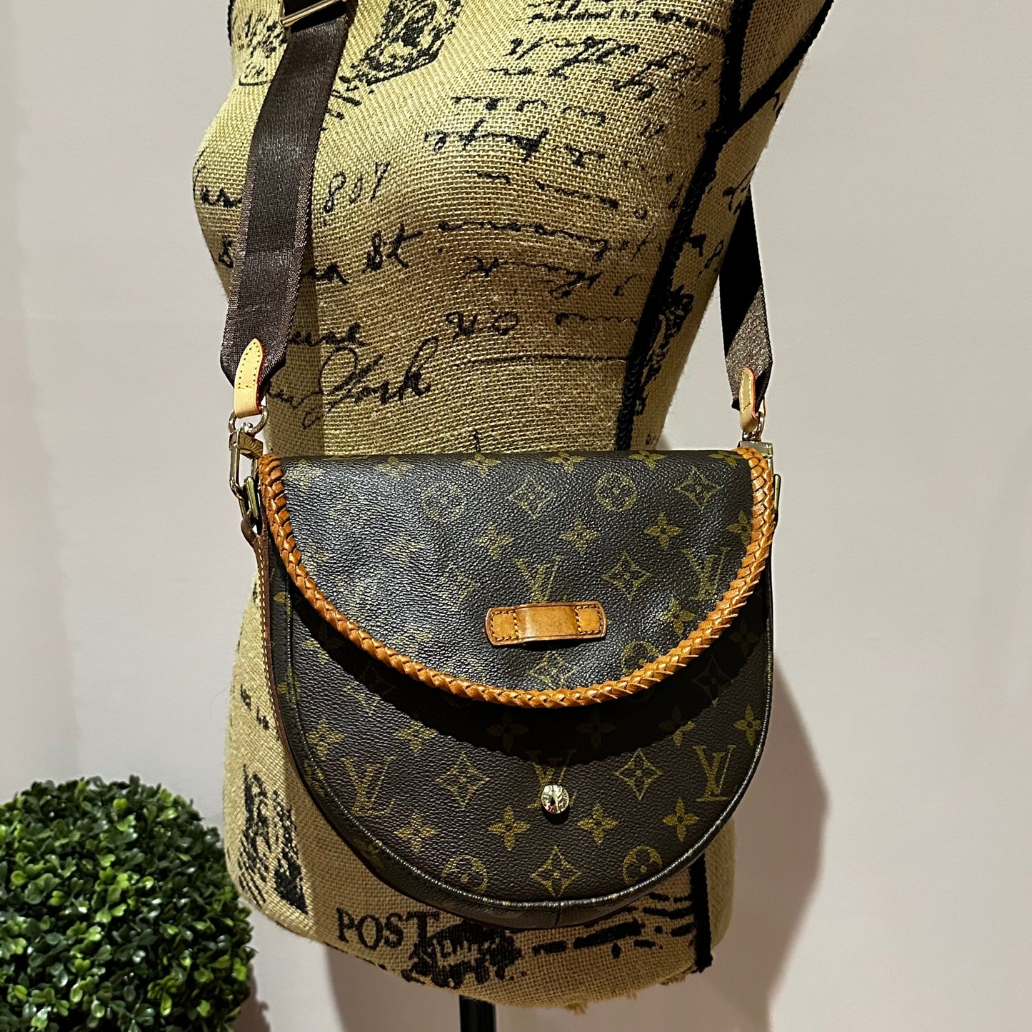 The Dove Crossbody -Orvis bags Monogram in Tan