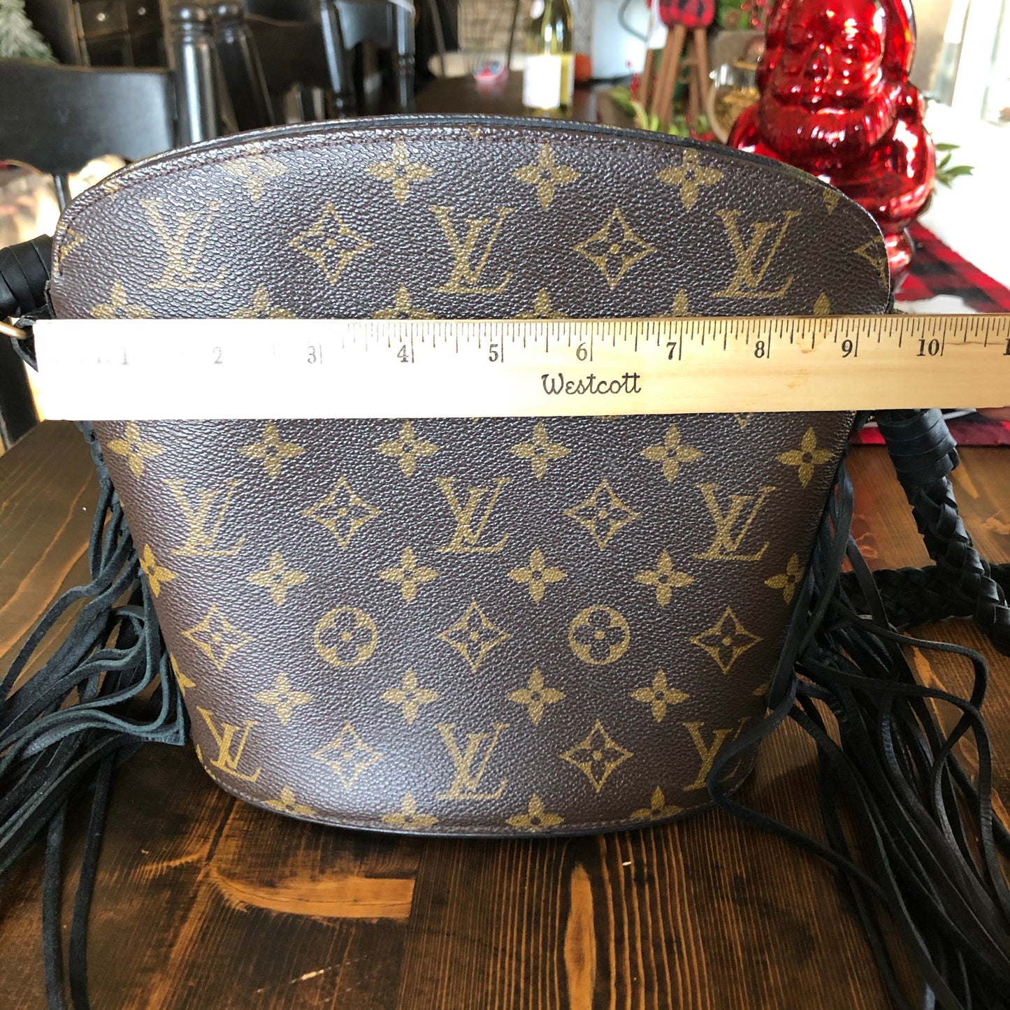 The Finch -Orvis bags Monogram Black Crossbody