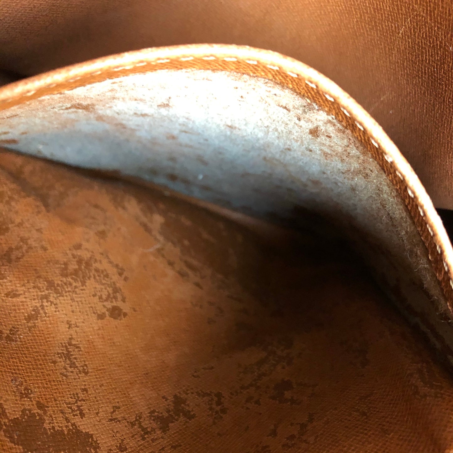 The Macaw - Monogram Crossbody Bag with Antique Copper