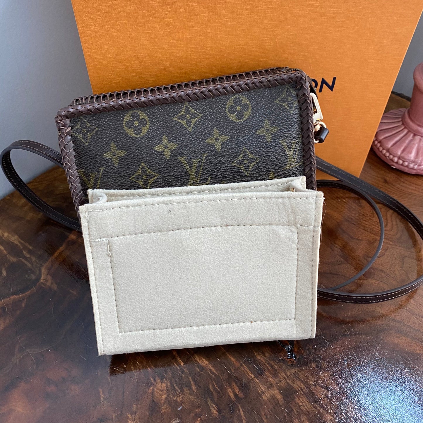 The Cygnet Crossbody -Orvis bags Monogram in Brown