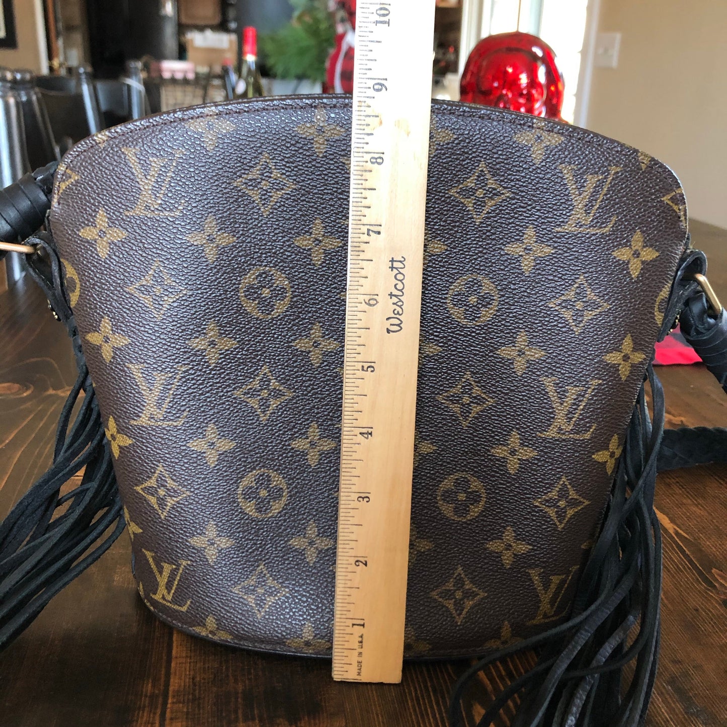 The Finch -Orvis bags Monogram Black Crossbody