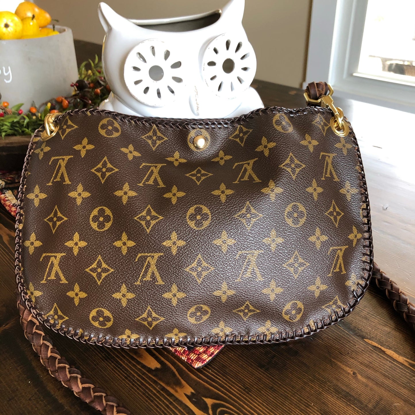 The Peacock -Orvis bags Monogram Hobo Crossbody
