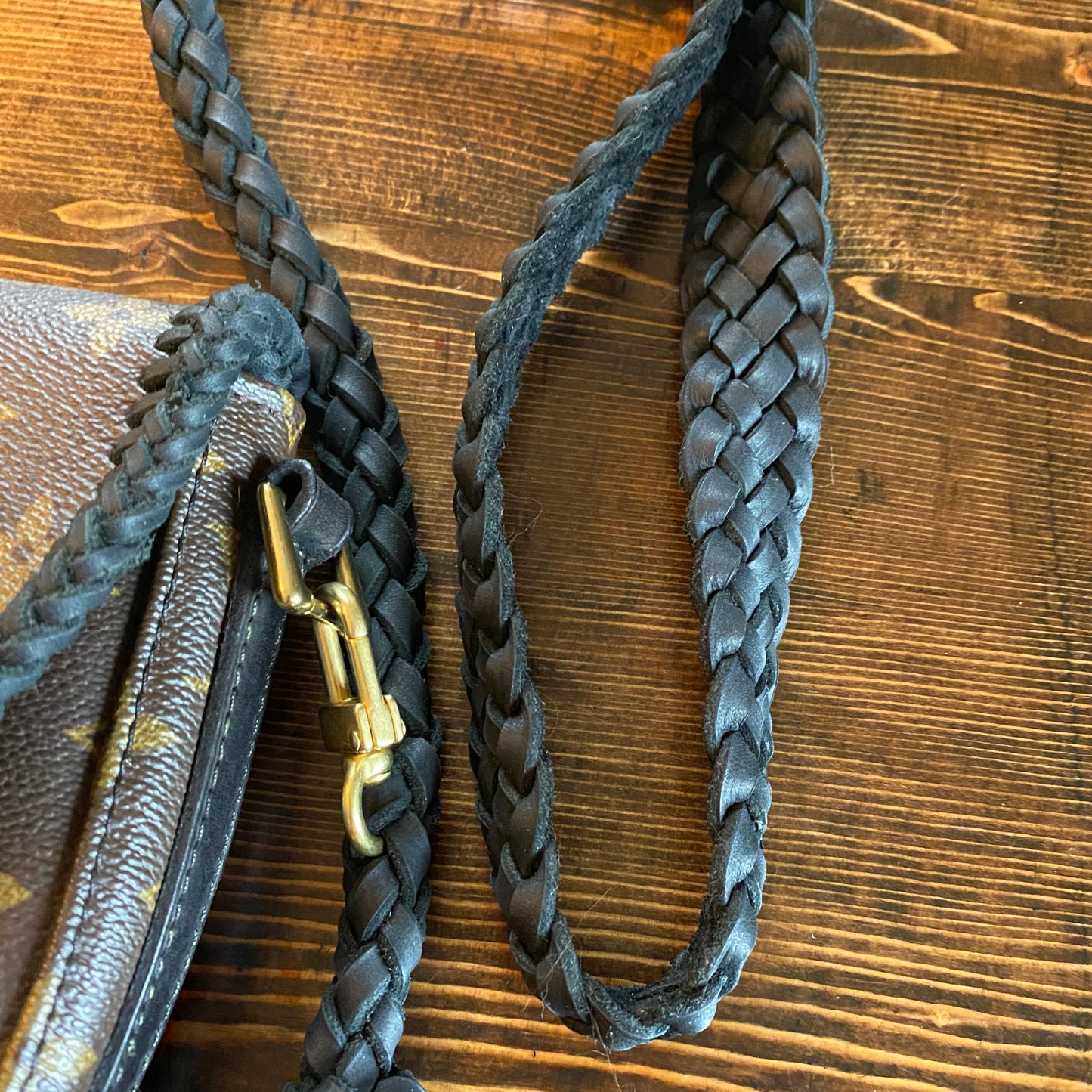 The Dove -Orvis bags Monogram Black Crossbody