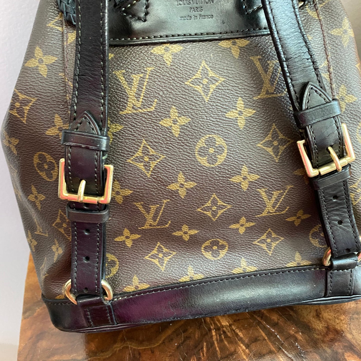The Loon -Orvis bags Monogram Backpack in Black MM