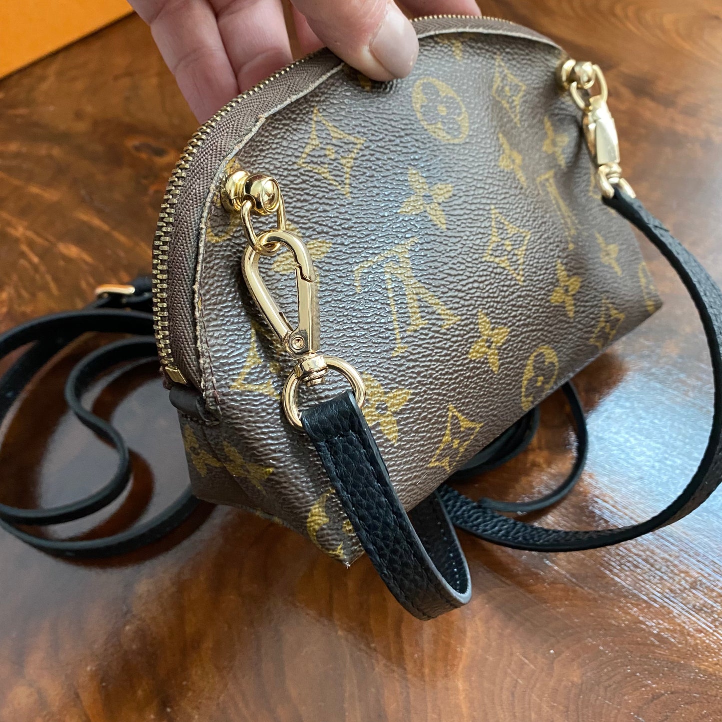 The Junco Crossbody Bag -Orvis bags Monogram with black fringe