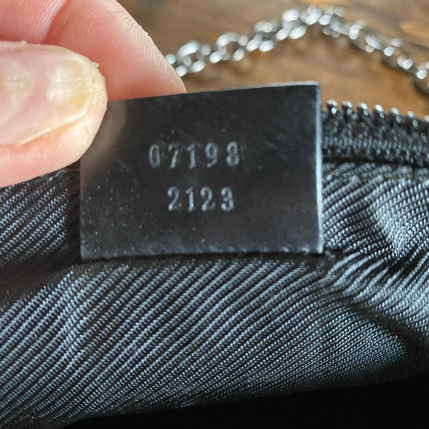 The Junco -Orvis bags GG Canvas in Black Crossbody