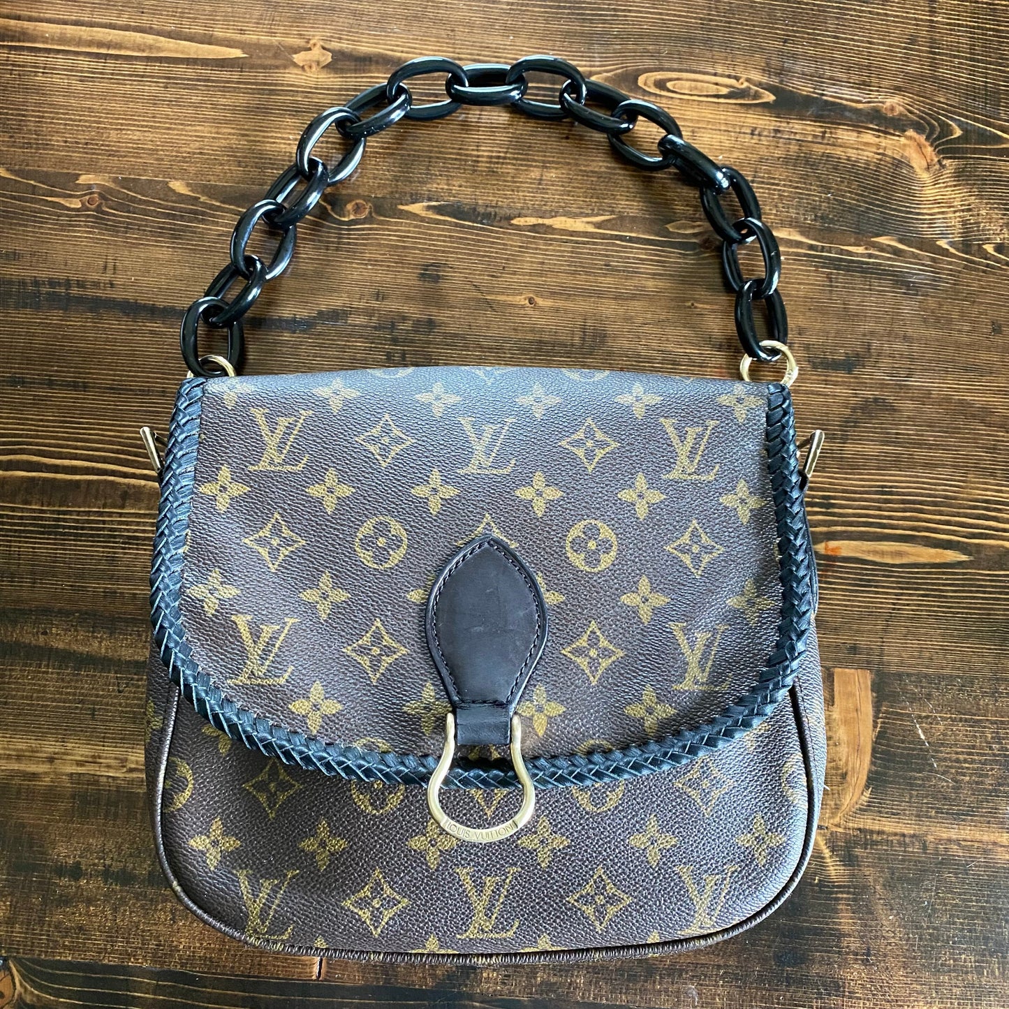 The Swift -Orvis bags Monogram Black Crossbody (2 straps!)