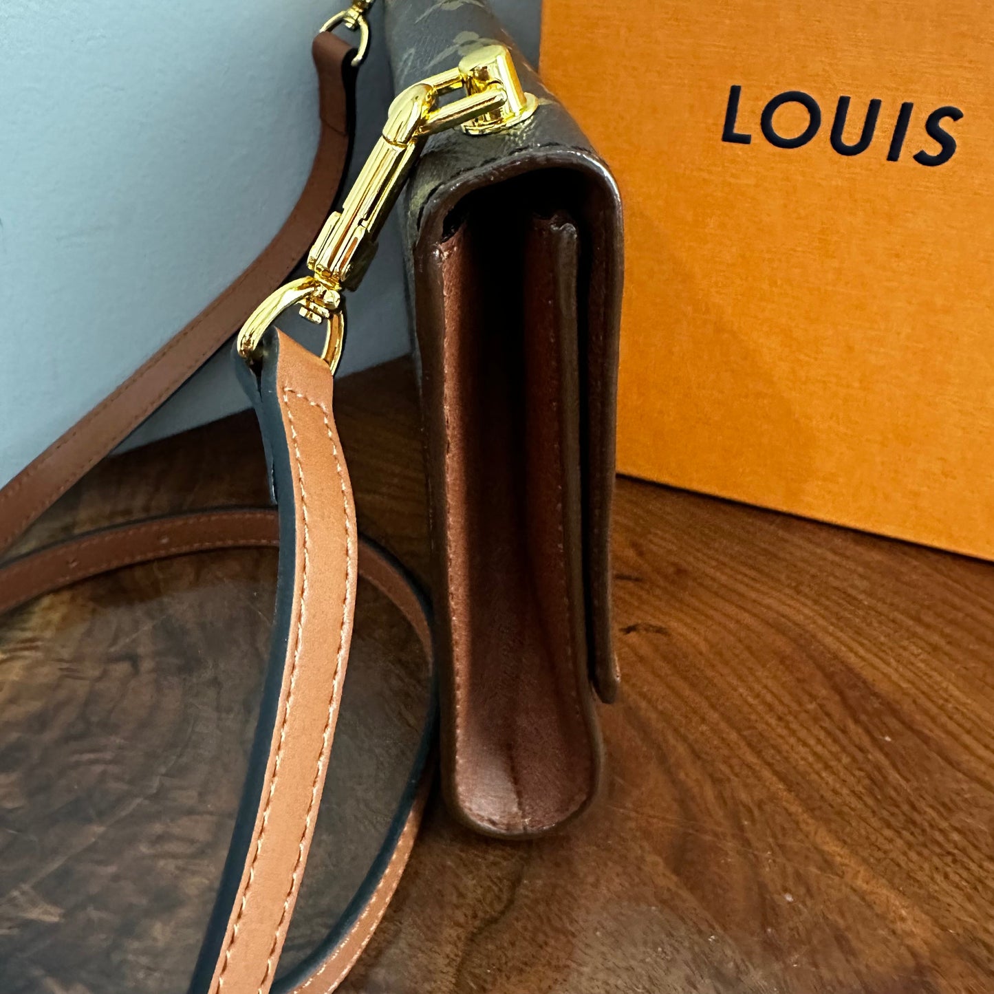 The Junco Crossbody -Orvis bags Monogram in Whiskey