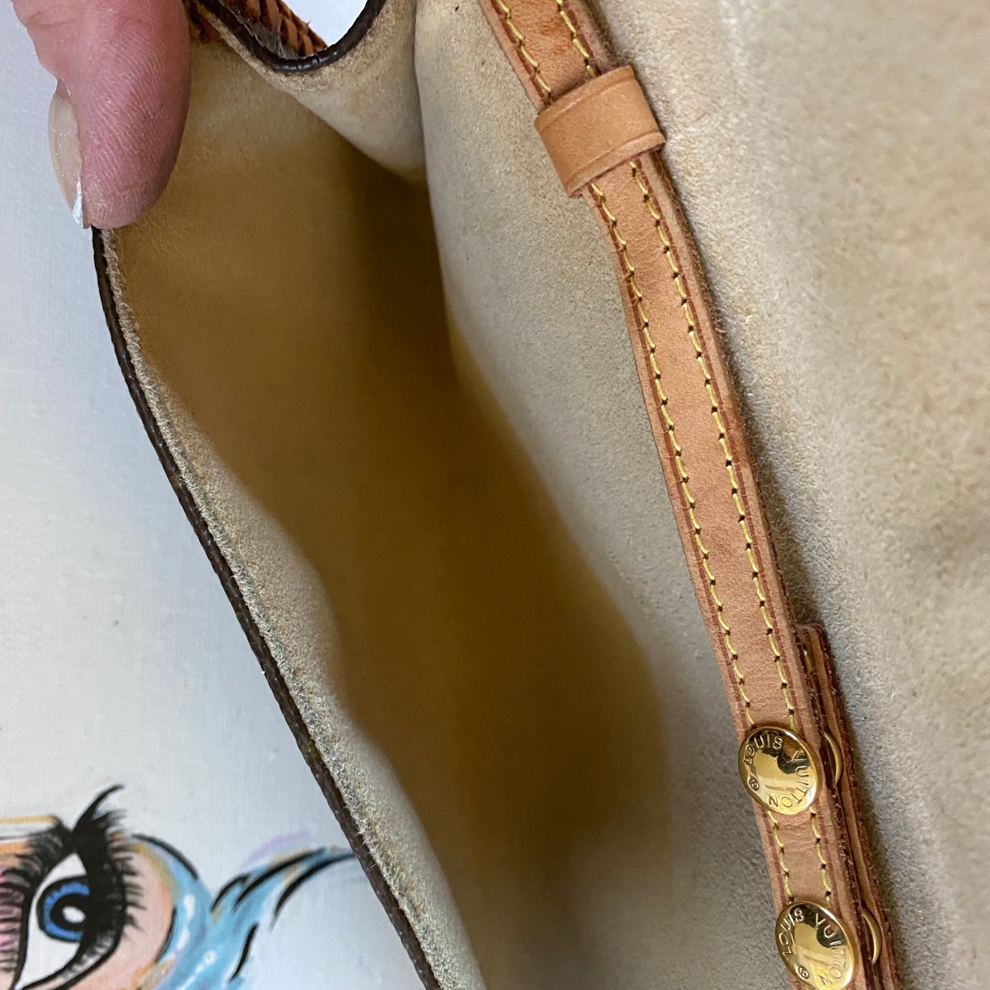 The Junco -Orvis bags Monogram in Vachetta Shoulder/Crossbody Bag