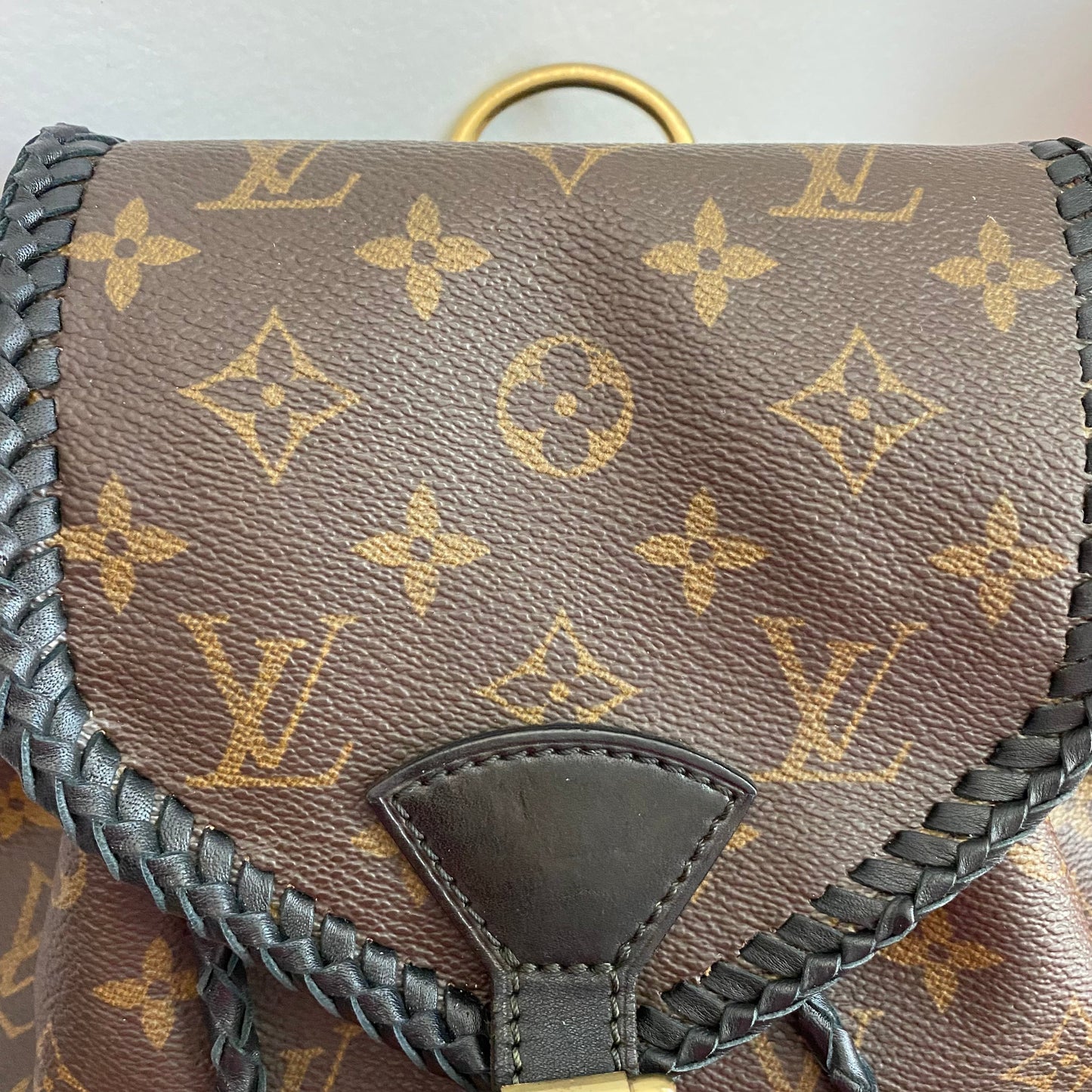The Loon -Orvis bags Monogram Backpack in Black MM