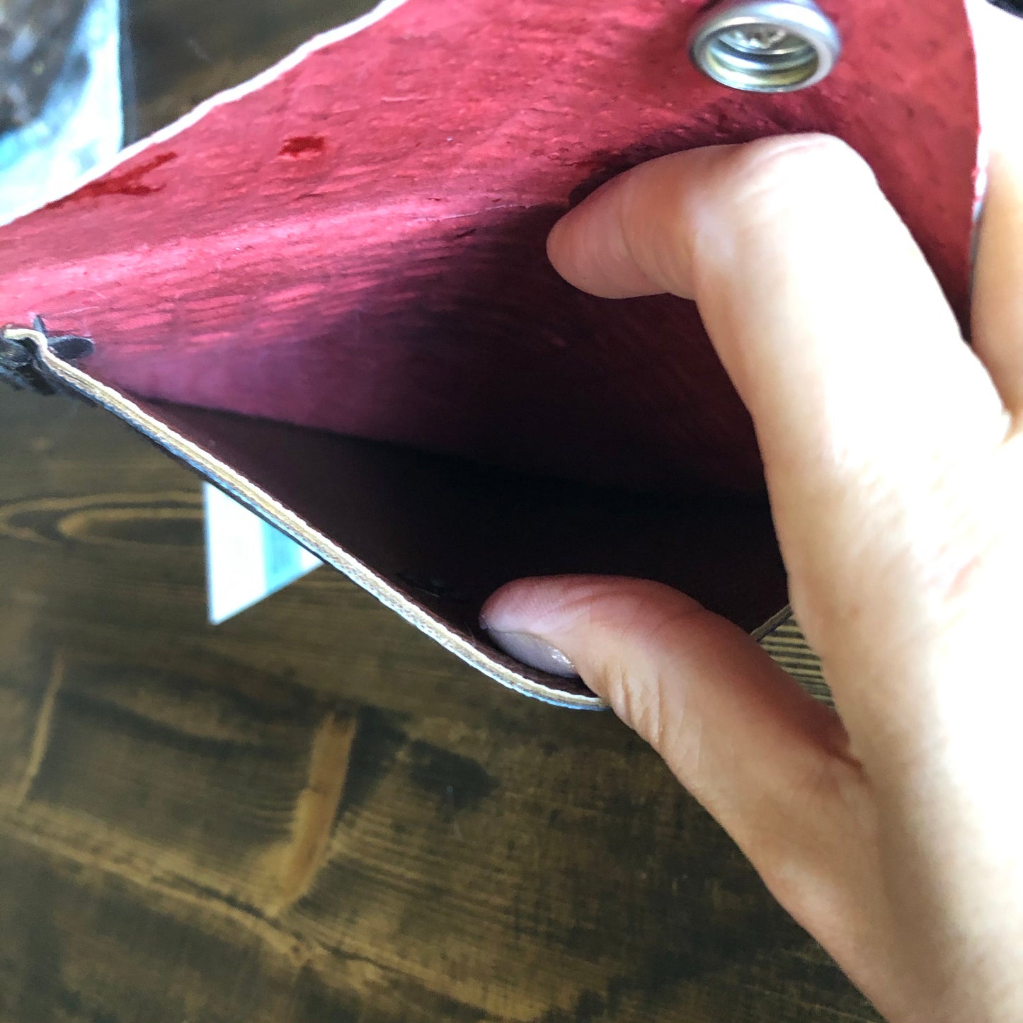 The Hawk - RedOrvis bags Clutch/Wristlet/Crossbody Bag