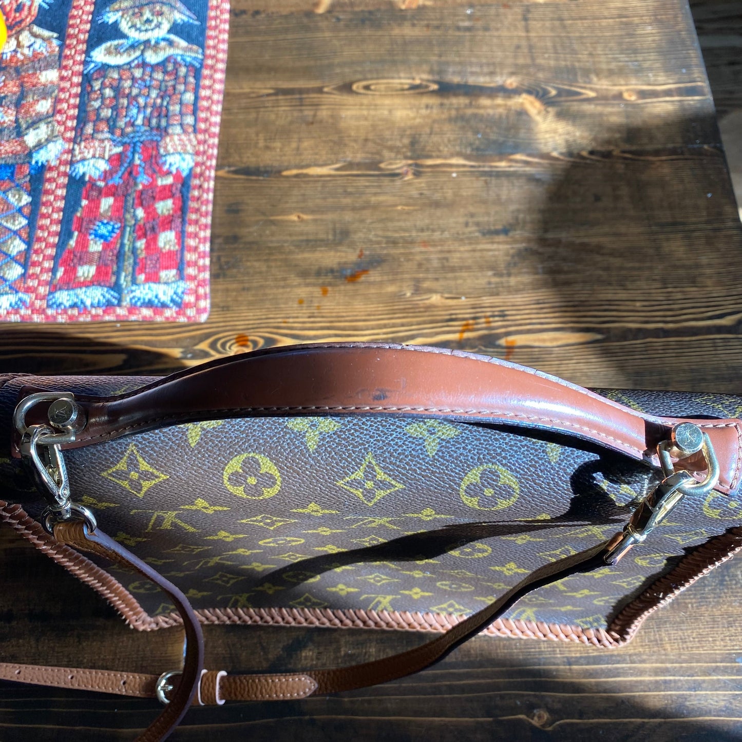The Kingfisher -Orvis bags Monogram in Whiskey Crossbody