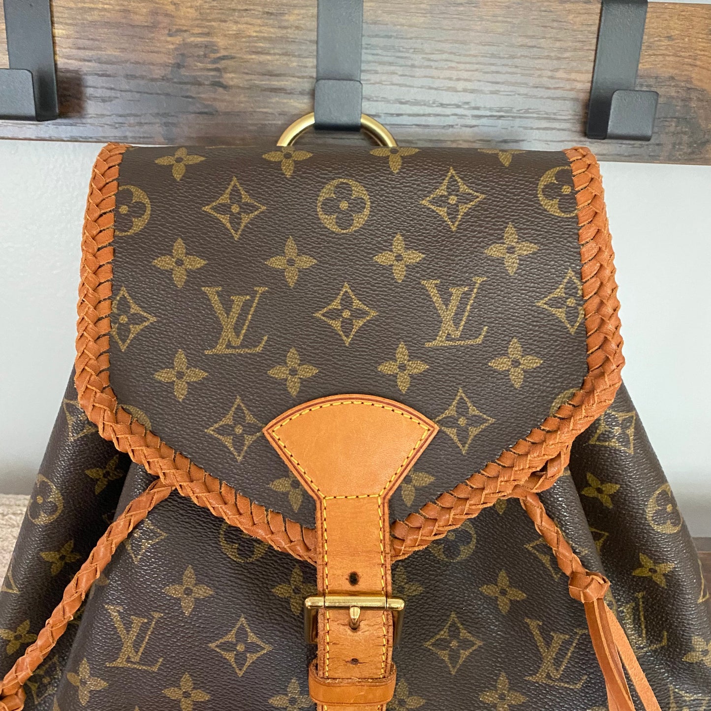 The Loon -Orvis bags Monogram Backpack in Tan