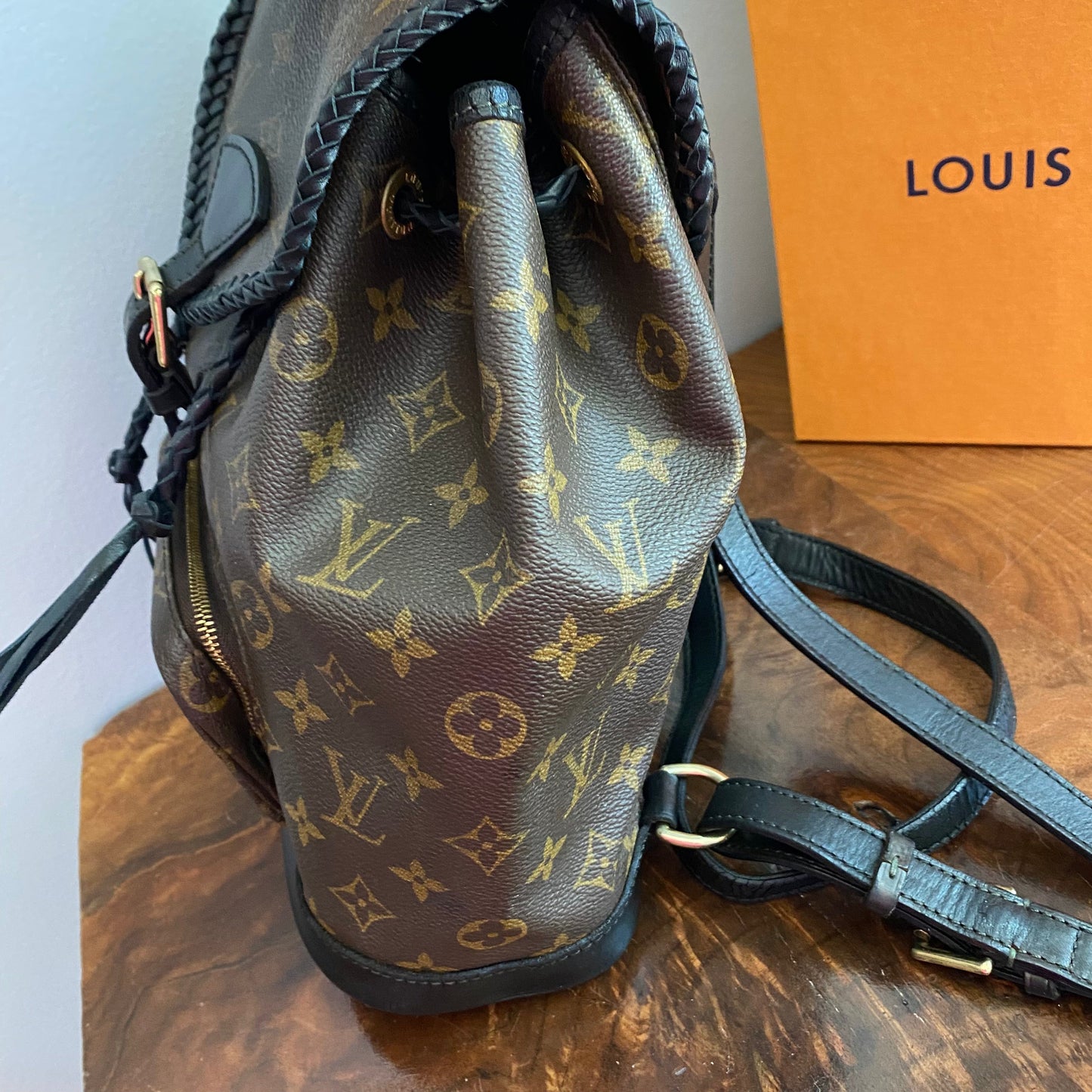 The Loon -Orvis bags Monogram Backpack in Black MM