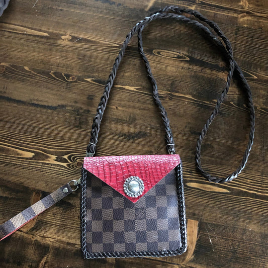 The Hawk - RedOrvis bags Clutch/Wristlet/Crossbody Bag