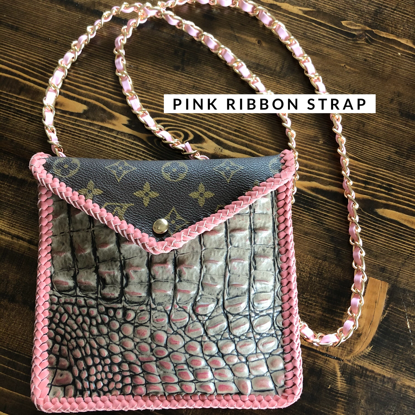 The Falcon - Blush Pink MonogramOrvis bags Crossbody