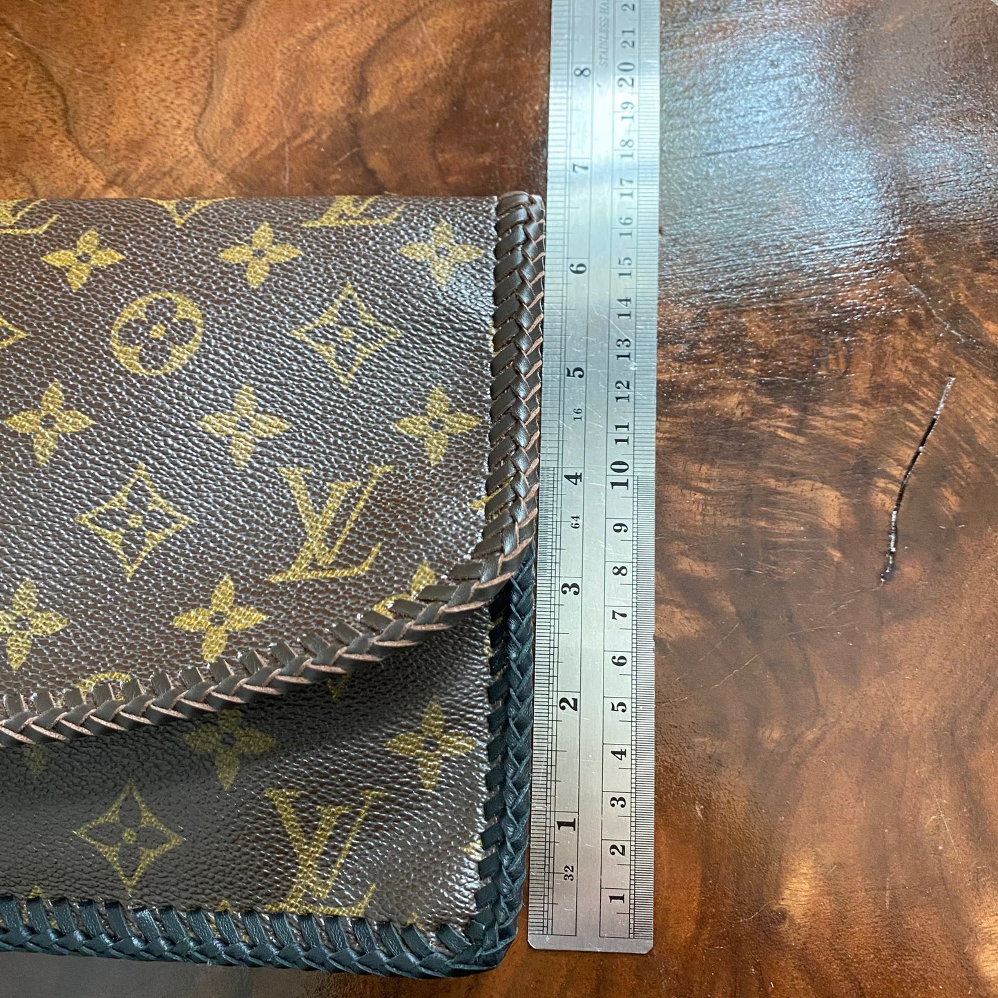 The Robin - Black/Brown Monogram Crossbody/Clutch