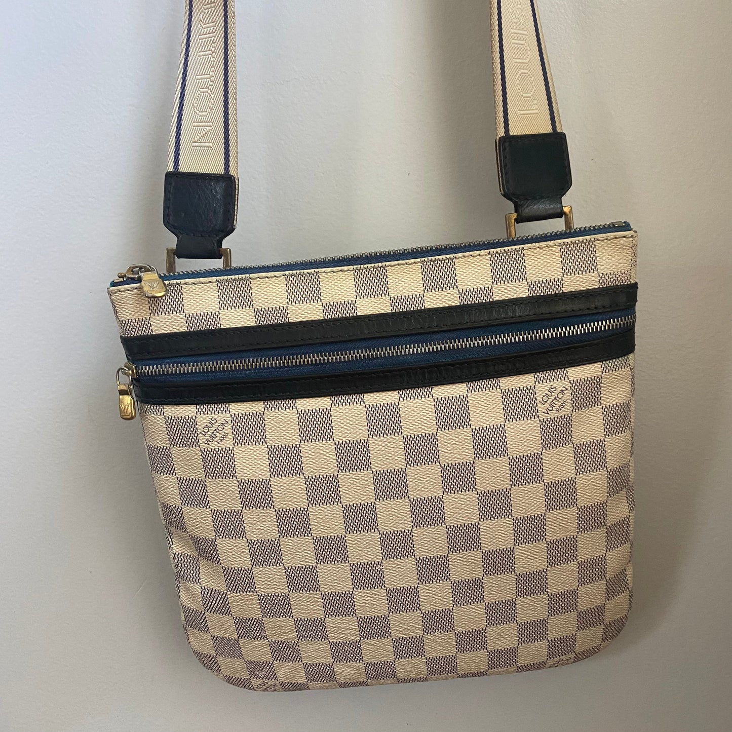 The Blue and White Swallow -Orvis bags Damier Azur Crossbody