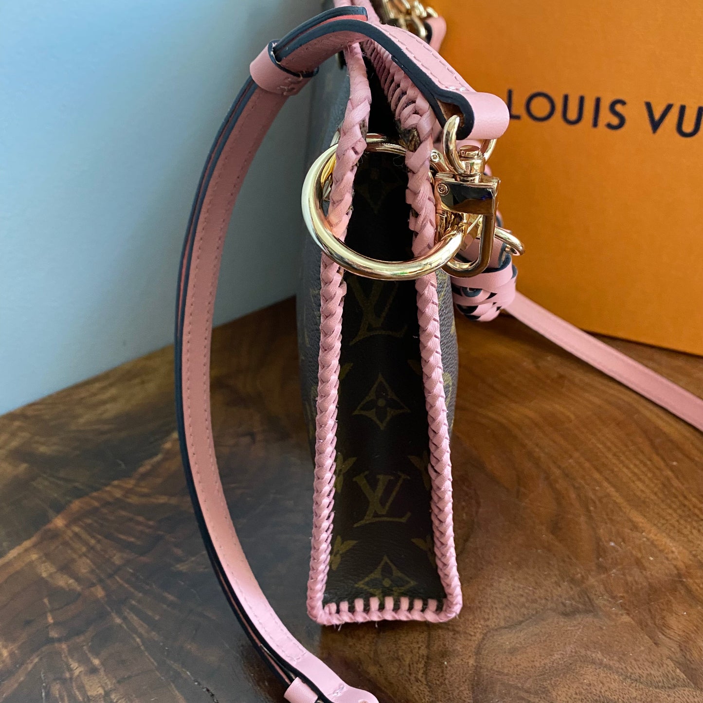 The Swan Crossbody -Orvis bags Monogram in Pale Pink