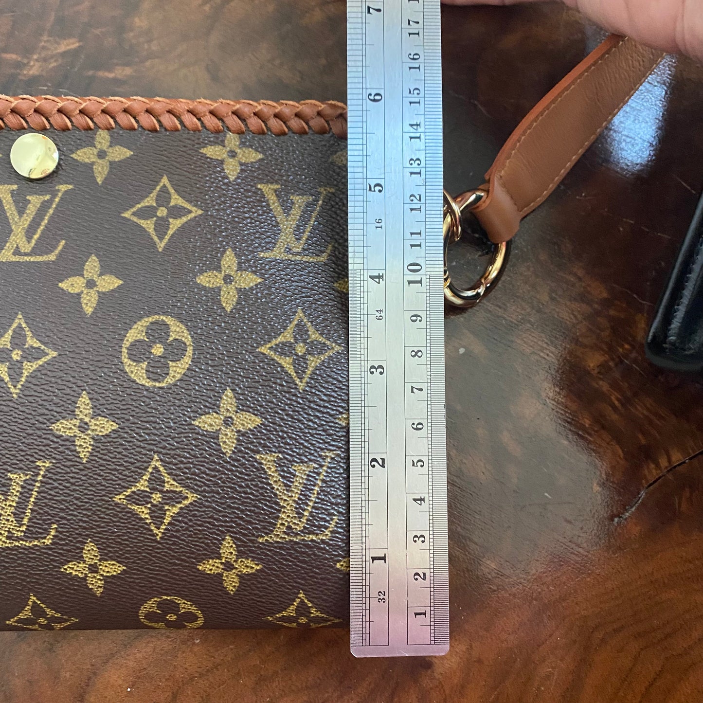 The Osprey -Orvis bags Monogram in Whiskey Crossbody Bag
