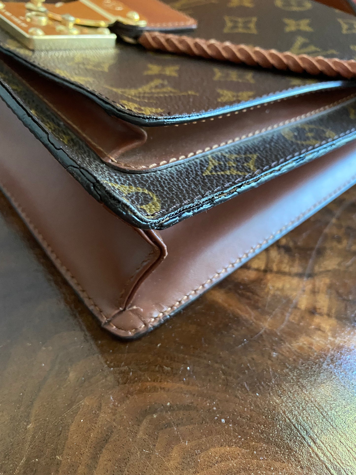 The Kingfisher Crossbody -Orvis bags Monogram in Whiskey