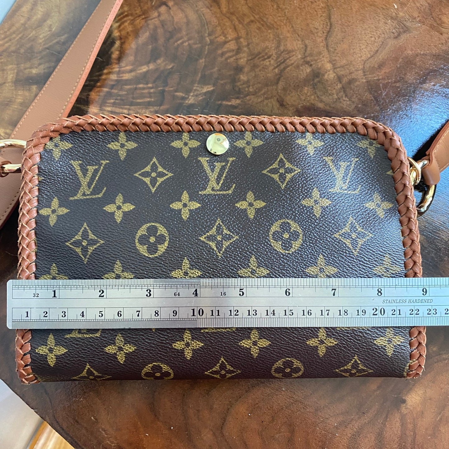 The Osprey -Orvis bags Monogram in Whiskey Crossbody Bag