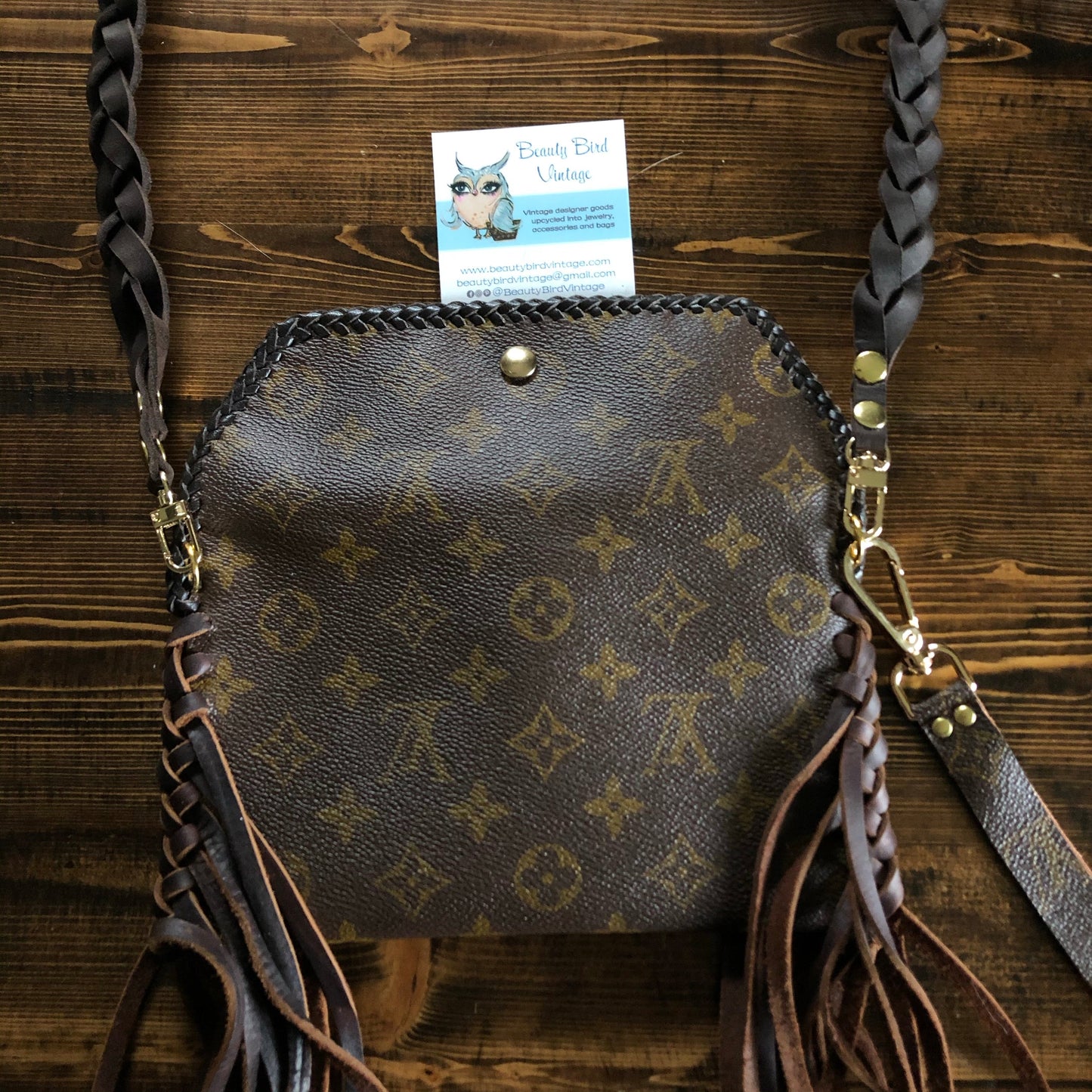 DEPOSIT ONLY for Special Order Wren - Full Monogram FringedOrvis bags Wristlet/Crossbody/Clutch
