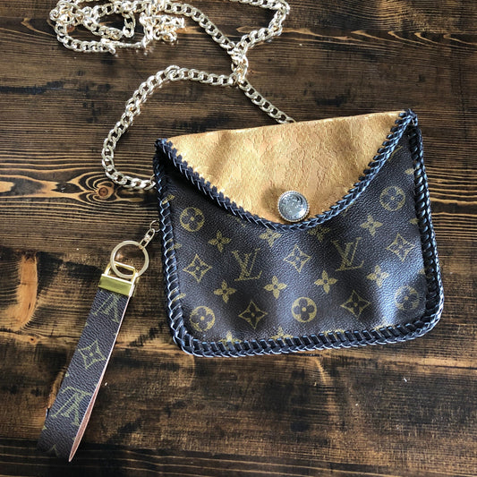 The Falcon with Back Pocket - GoldenOrvis bags Wristlet/Crossbody/Clutch