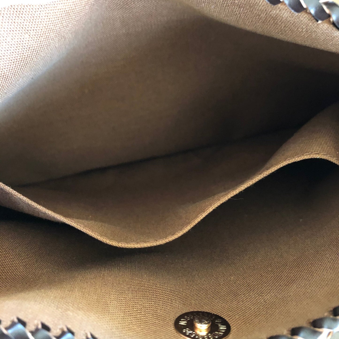 The Peacock -Orvis bags Monogram Hobo Crossbody - Gold Hardware