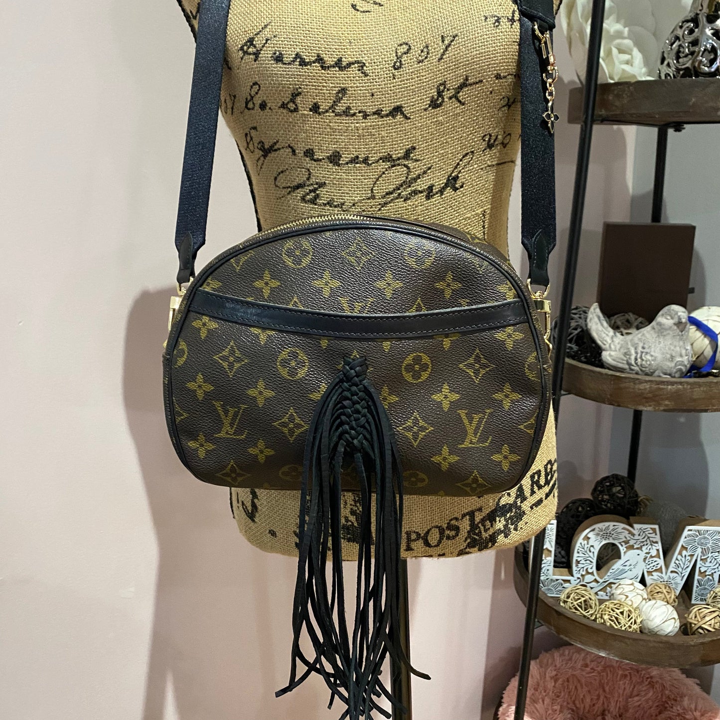 The Dove Crossbody -Orvis bags Monogram in Black