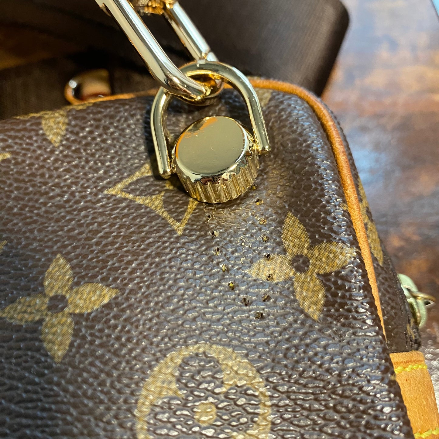 The Junco Crossbody -Orvis bags Monogram in Tan