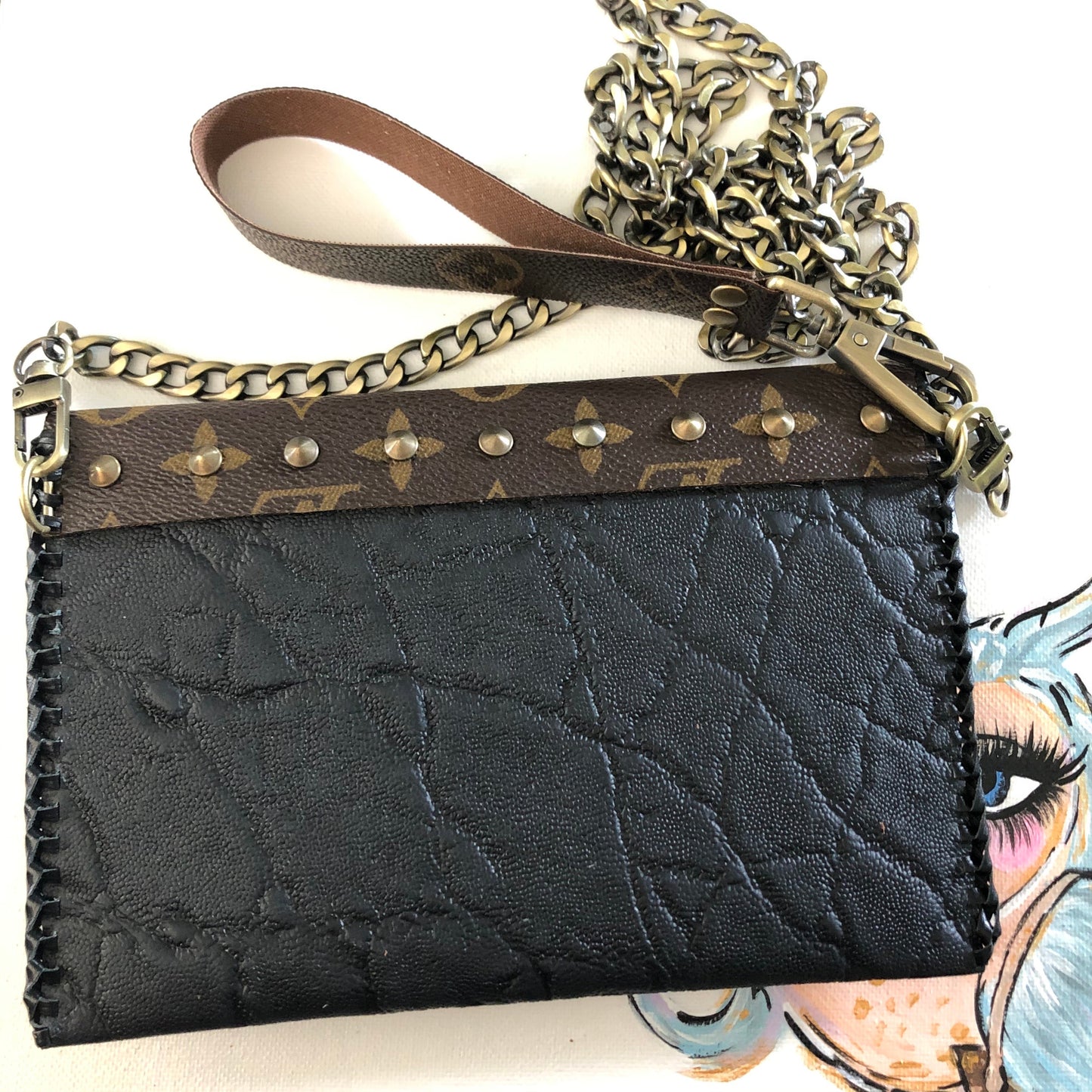 The Wren - BlackOrvis bags Wristlet/Crossbody/Clutch Bag