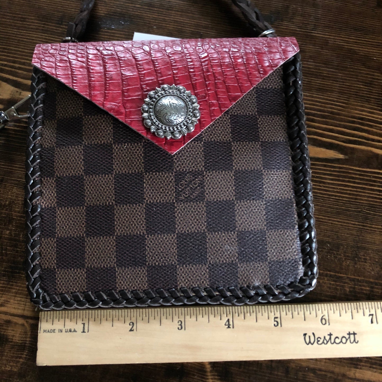 The Hawk - RedOrvis bags Clutch/Wristlet/Crossbody Bag