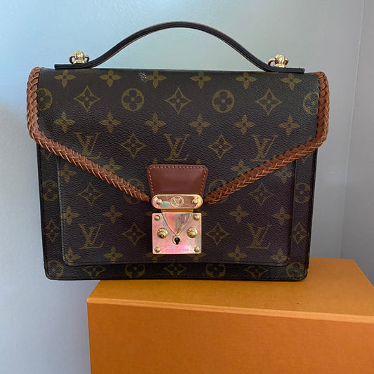 The Kingfisher Crossbody -Orvis bags Monogram in Whiskey