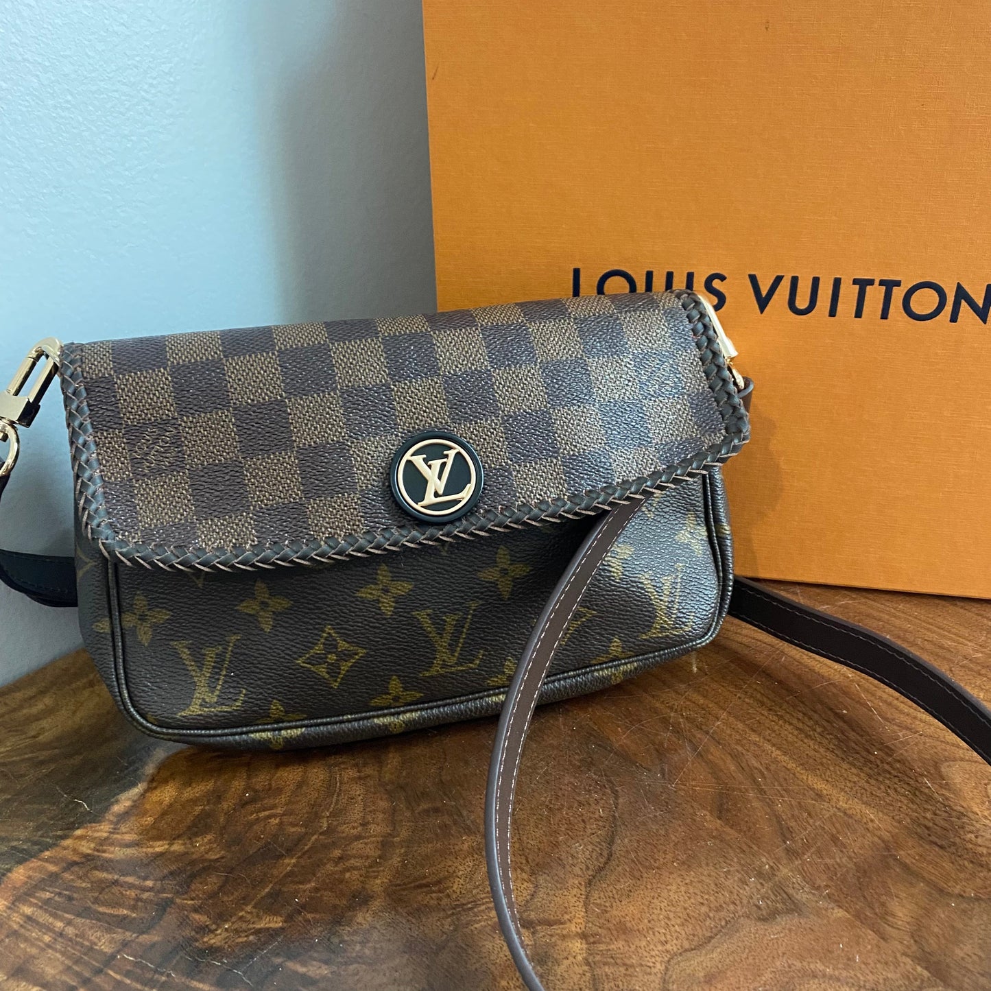 The Junco -Orvis bags Damier/Monogram Mix Crossbody Bag
