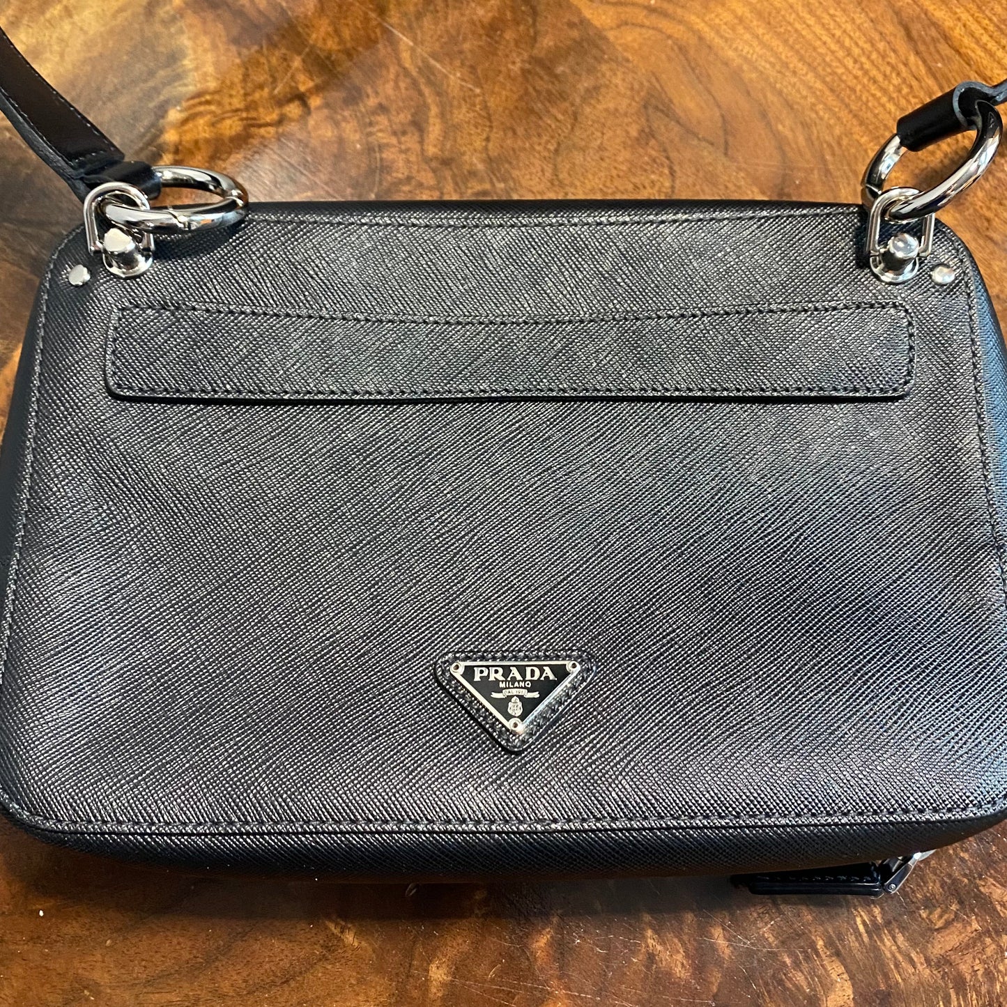 The Swan -Orvis bags Prada Organizer with Studs Crossbody/Wristlet