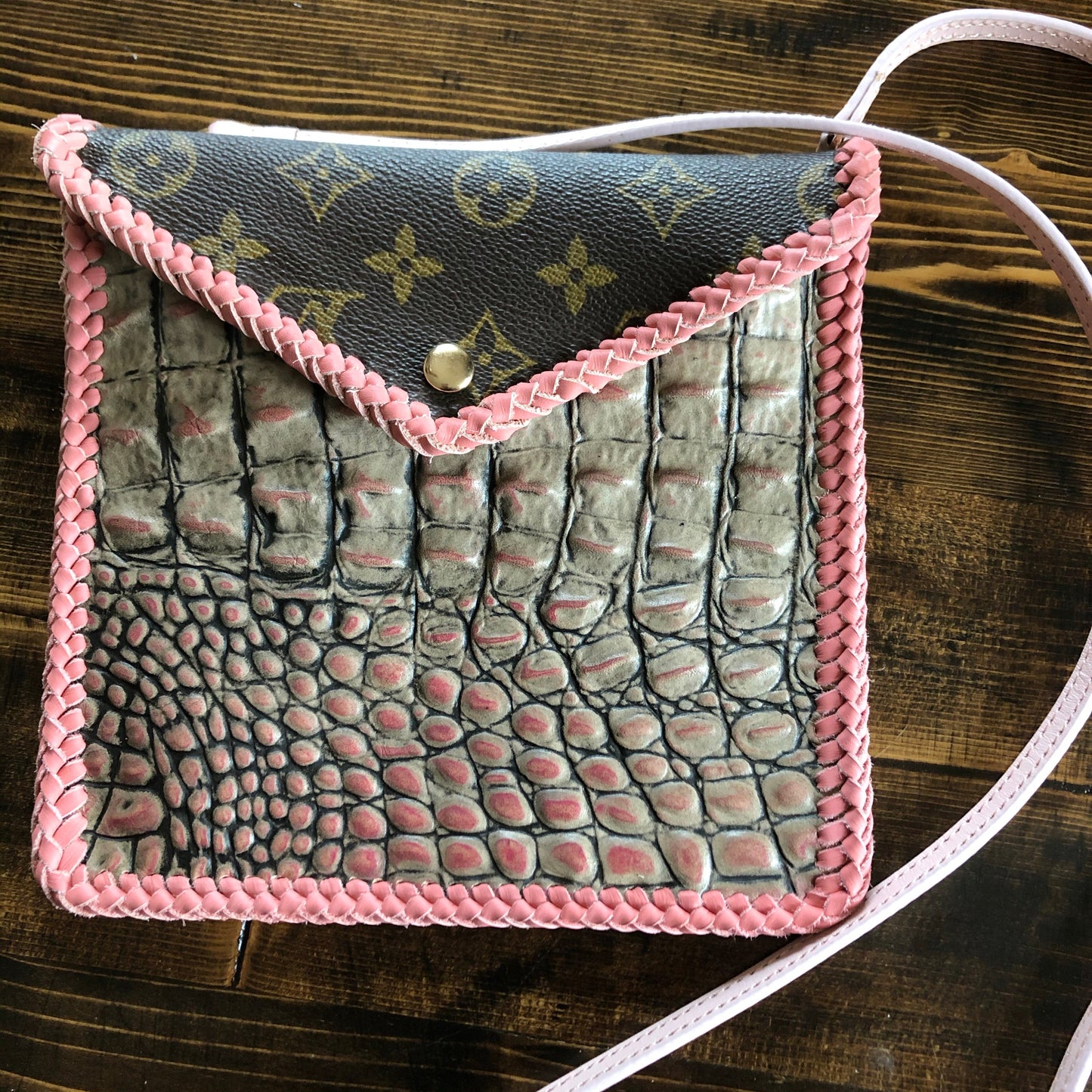The Falcon - Blush Pink MonogramOrvis bags Crossbody