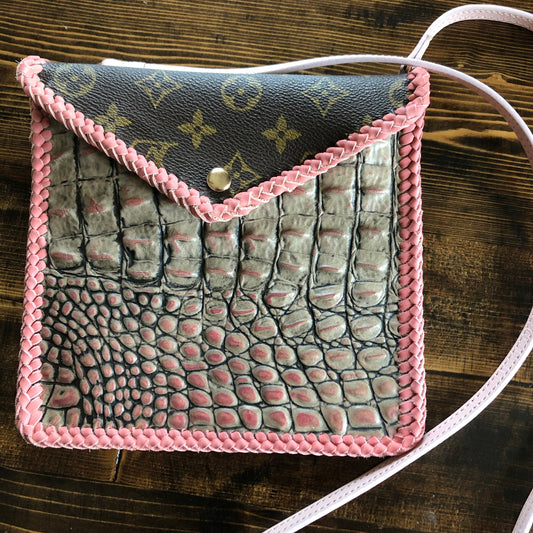 The Falcon - Blush Pink MonogramOrvis bags Crossbody