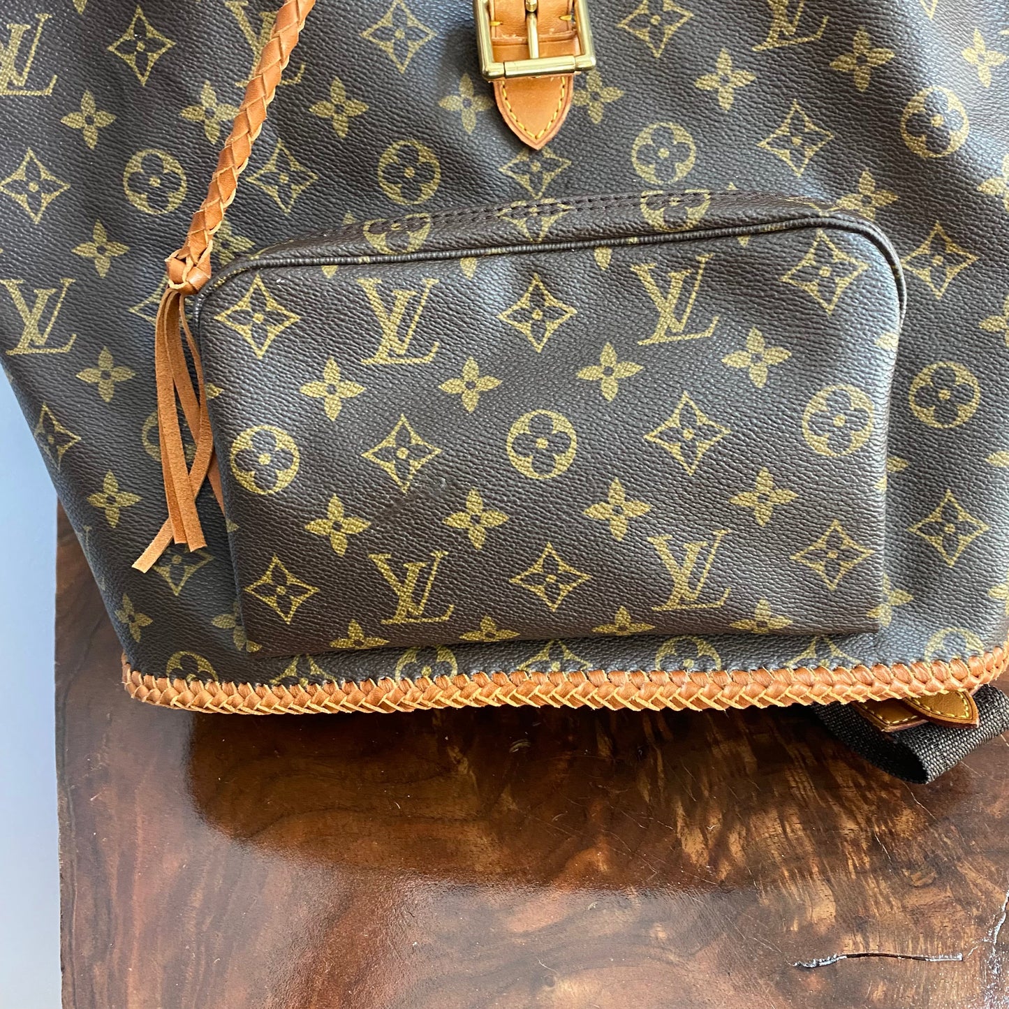 The Loon -Orvis bags Monogram Backpack in Tan