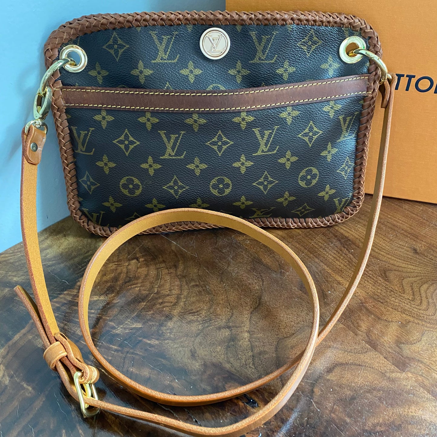 The Chat Crossbody Bag -Orvis bags Monogram in Tan